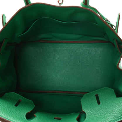 Hermes Taurillon Clemence Birkin 30 Menthe 5 of 10