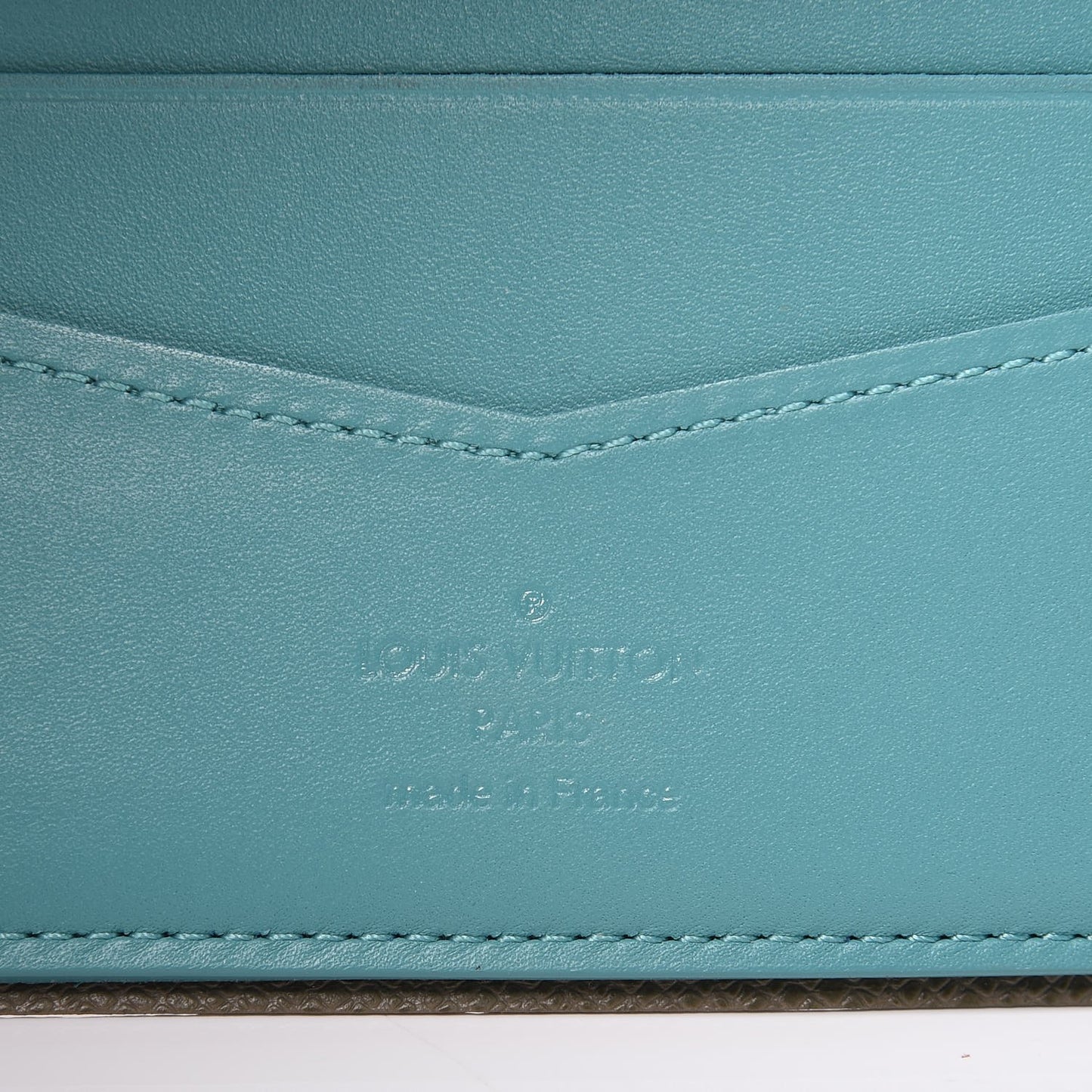 Monogram Outdoor Slender Wallet Pacific Blue