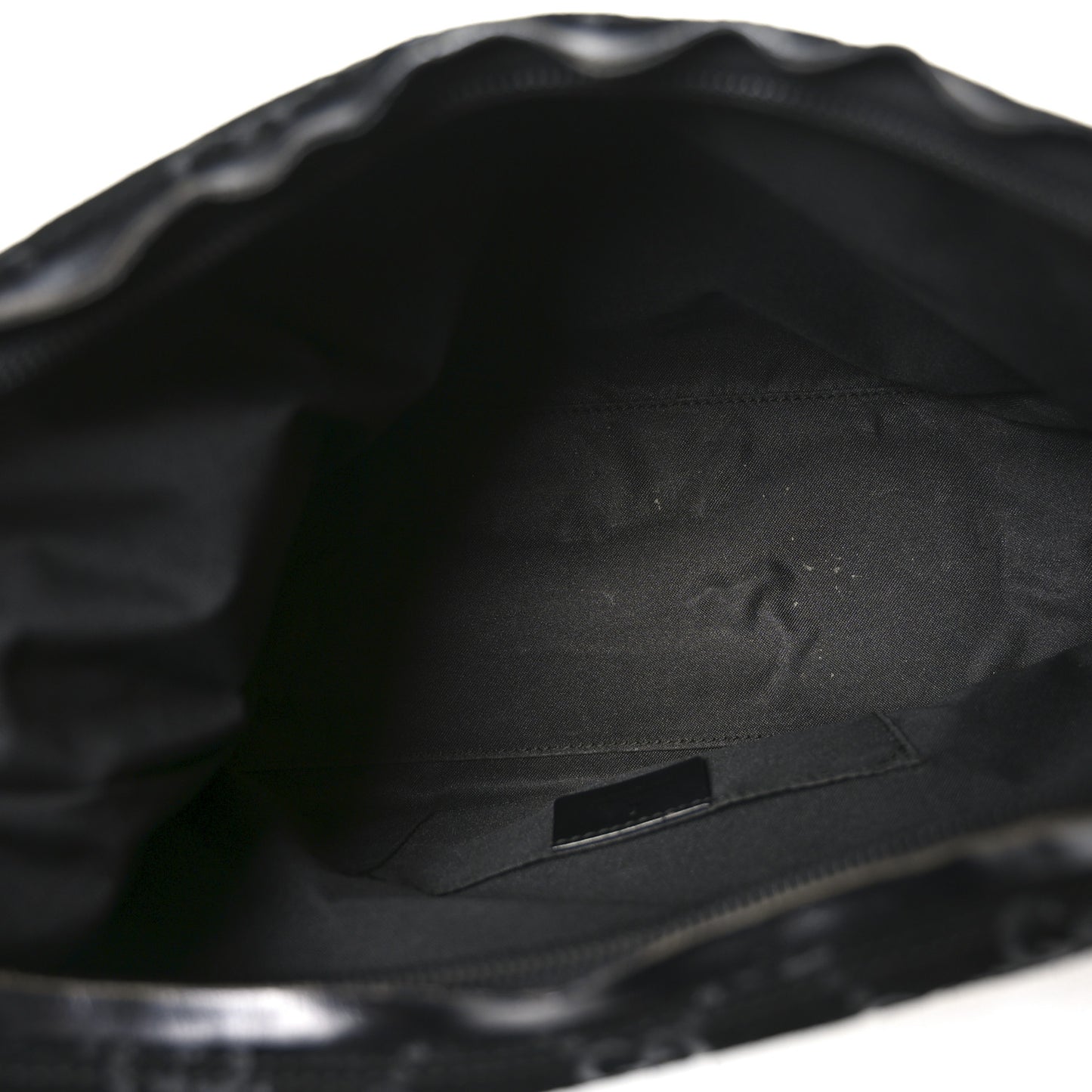 Suede Monogram Hobo Black