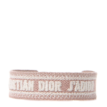Christian Dior Woven Cotton J'Adior Friendship Bracelet Nude 1 of 5