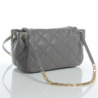 Chanel Calfskin Quilted Retro Chain Flap Grey 3 of 8