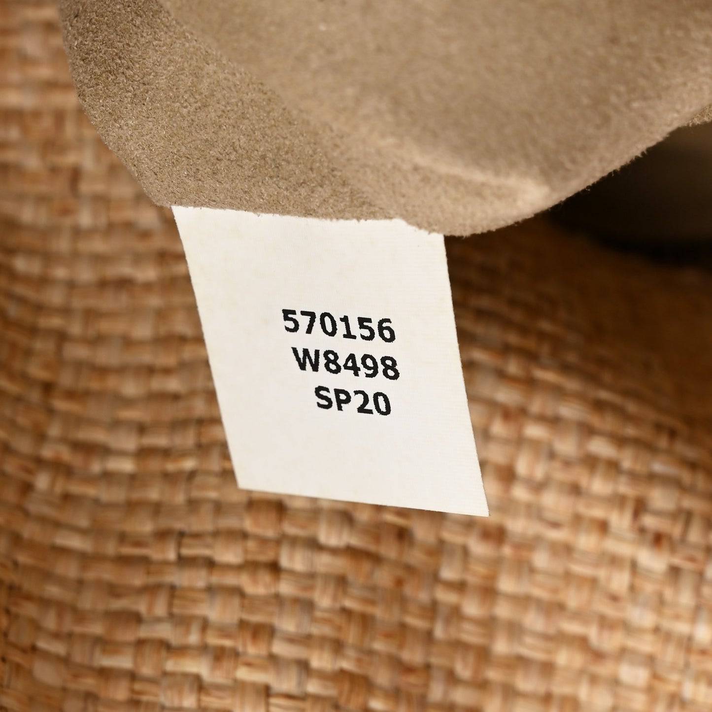 Woven Raffia Falabella Tote Bag Natural