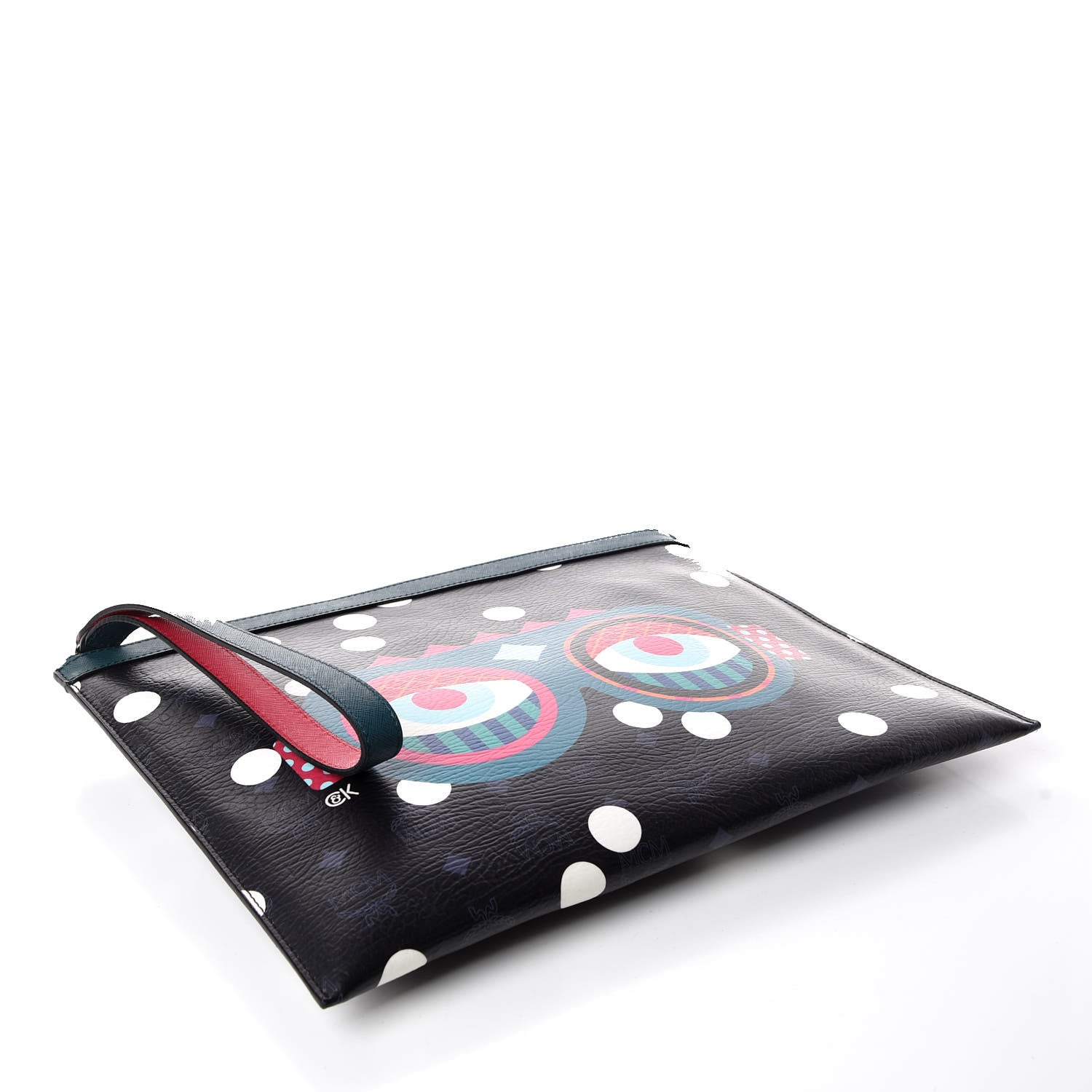MCM Visetos Craig And Karl Beyond Snowdome Pouch Black 5 of 10