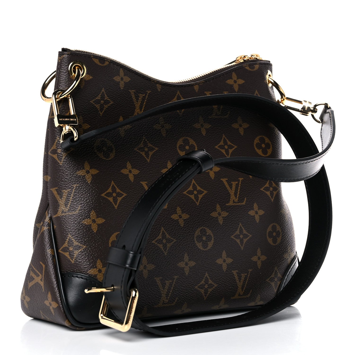 Louis Vuitton Monogram Odeon PM Black 3 of 9