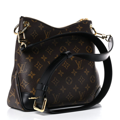 Louis Vuitton Monogram Odeon PM Black 3 of 9