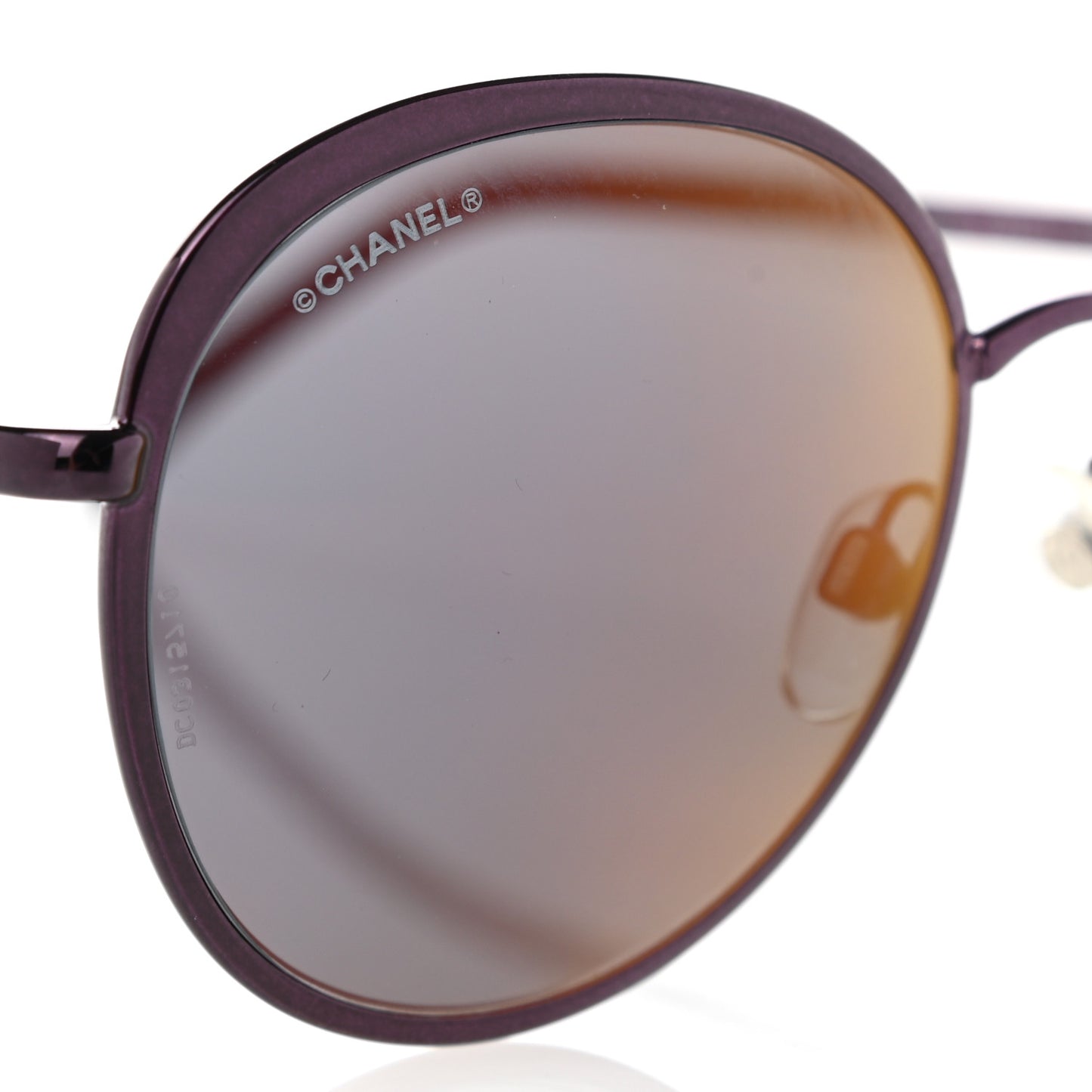 Round Spring Sunglasses 4206 Purple