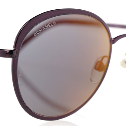 Chanel Round Spring Sunglasses 4206 Purple 7 of 8