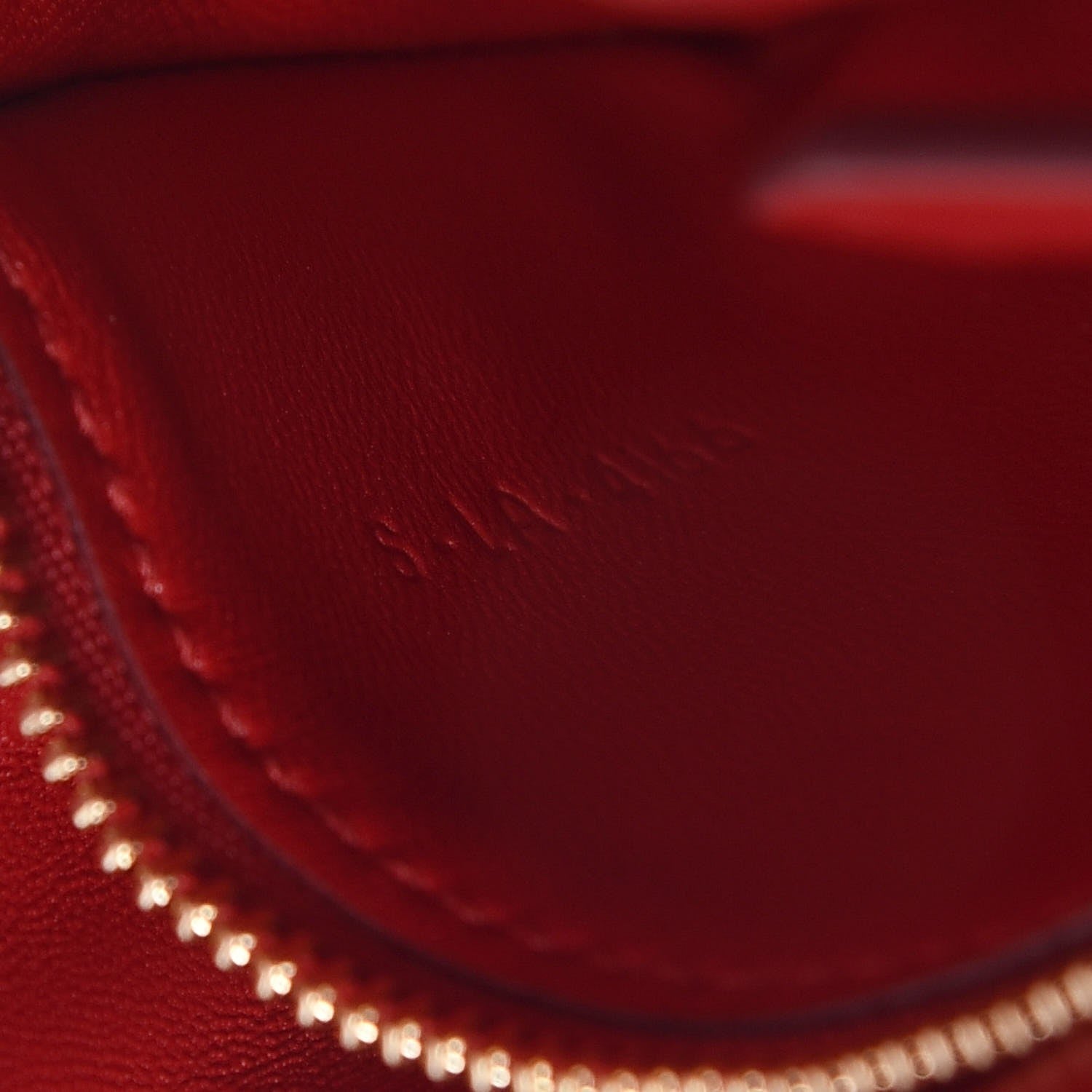 Celine Smooth Calfskin Small Classic Box Flap Bag Red 8 of 8