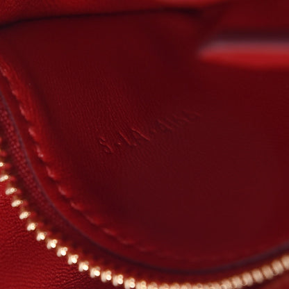 Celine Smooth Calfskin Small Classic Box Flap Bag Red 8 of 8