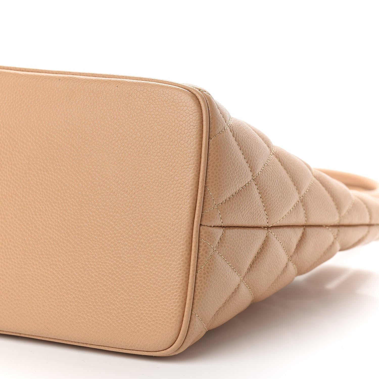 Chanel Caviar Quilted Medallion Tote Beige 9 of 9