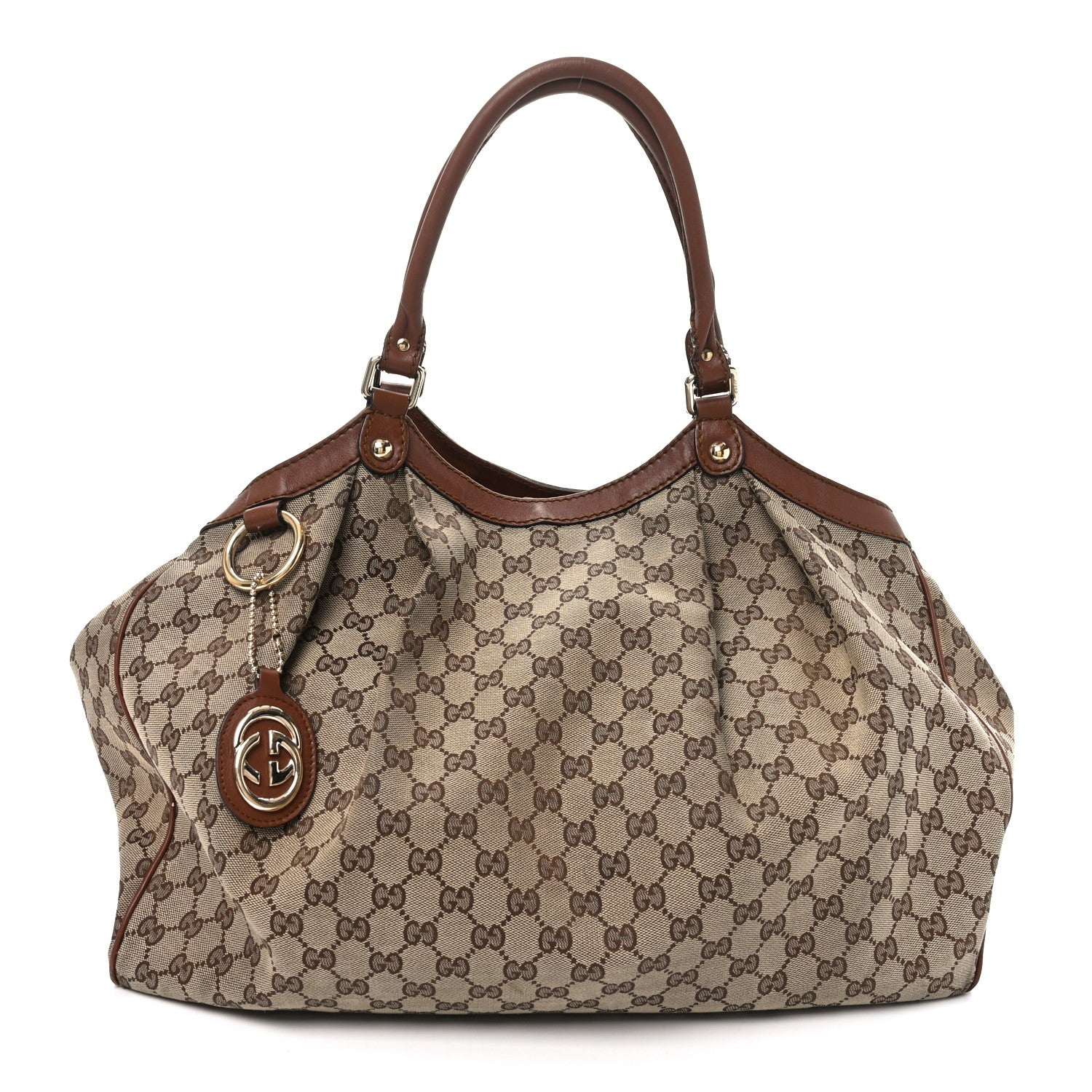 Gucci Monogram Large Sukey Tote Brown 1 of 11