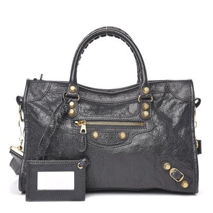 Balenciaga Agneau Giant 12 Gold Hardware S City Gris Fossile 1 of 9