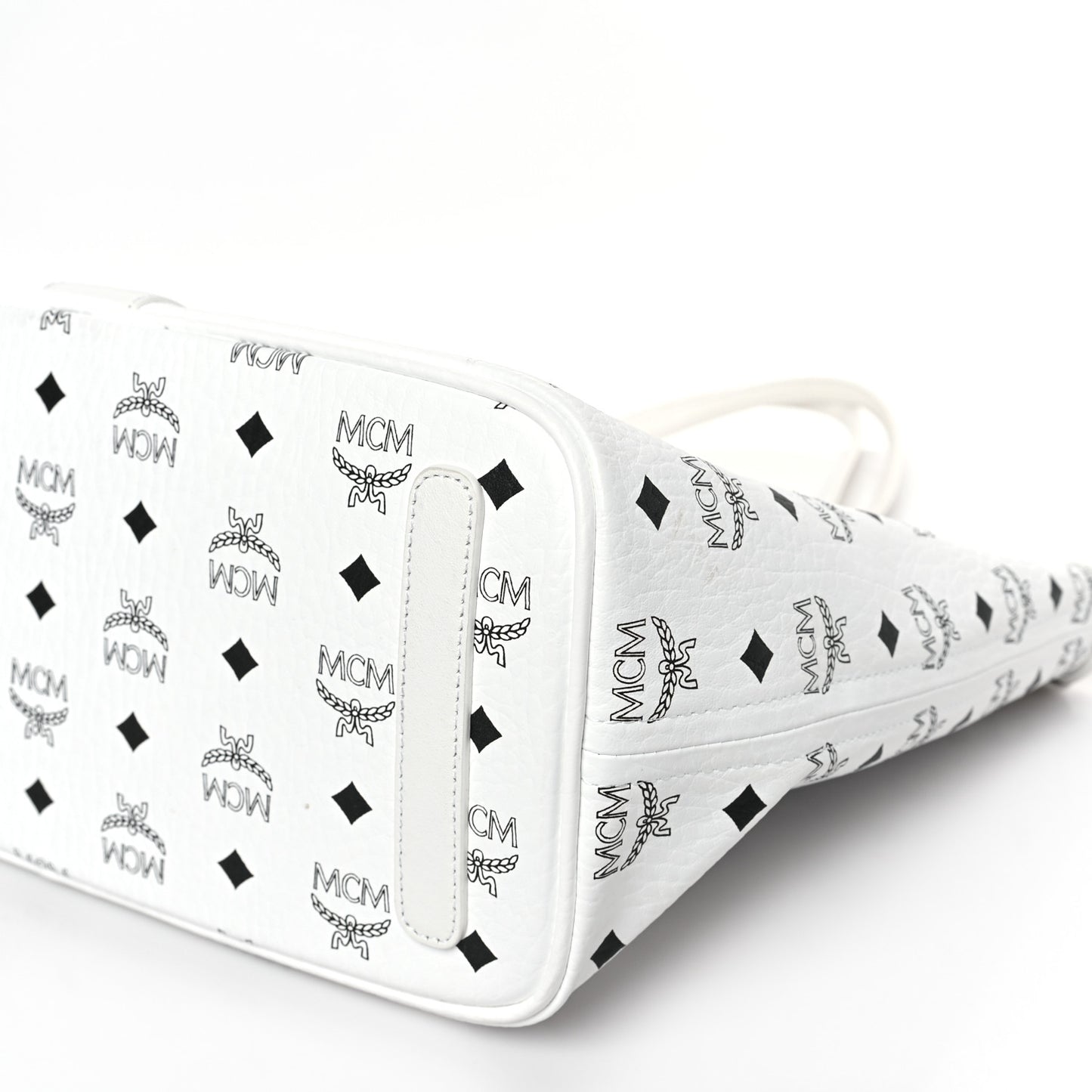 Visetos Medium Liz Reversible Shopper Tote White