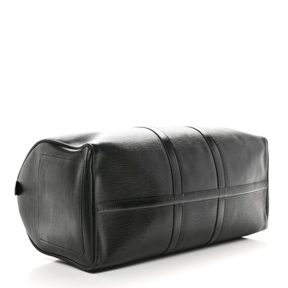 Louis Vuitton Epi Keepall 50 Black 3 of 11