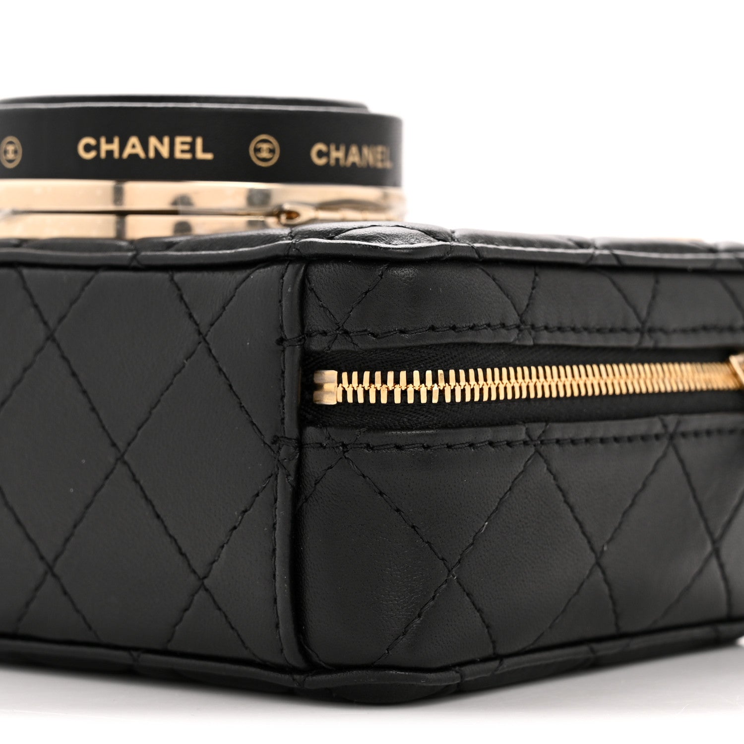 Chanel Lambskin Quilted Coco Click Bag Black 10 of 11
