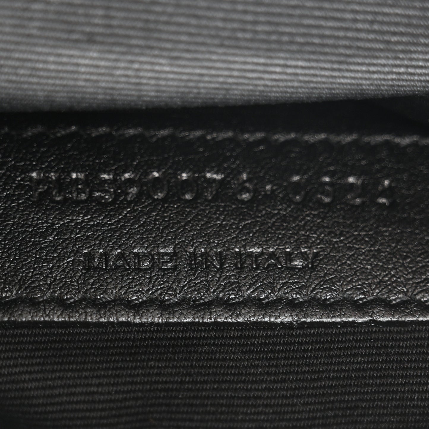 Lambskin Monogram Belt Bag Black