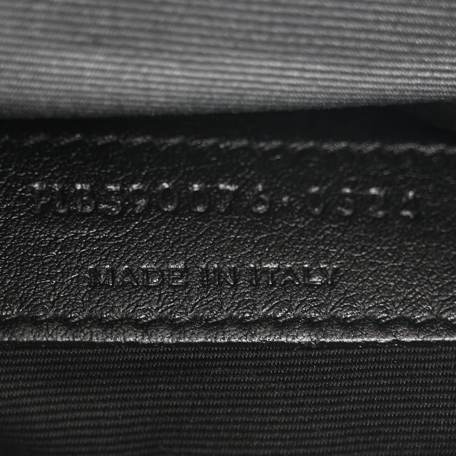 Saint Laurent Lambskin Monogram Belt Bag Black 7 of 10