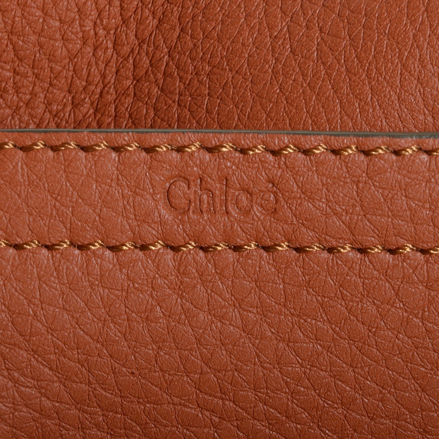 Chloe Calfskin Mini Marcie Round Crossbody Bag Tan 7 of 8