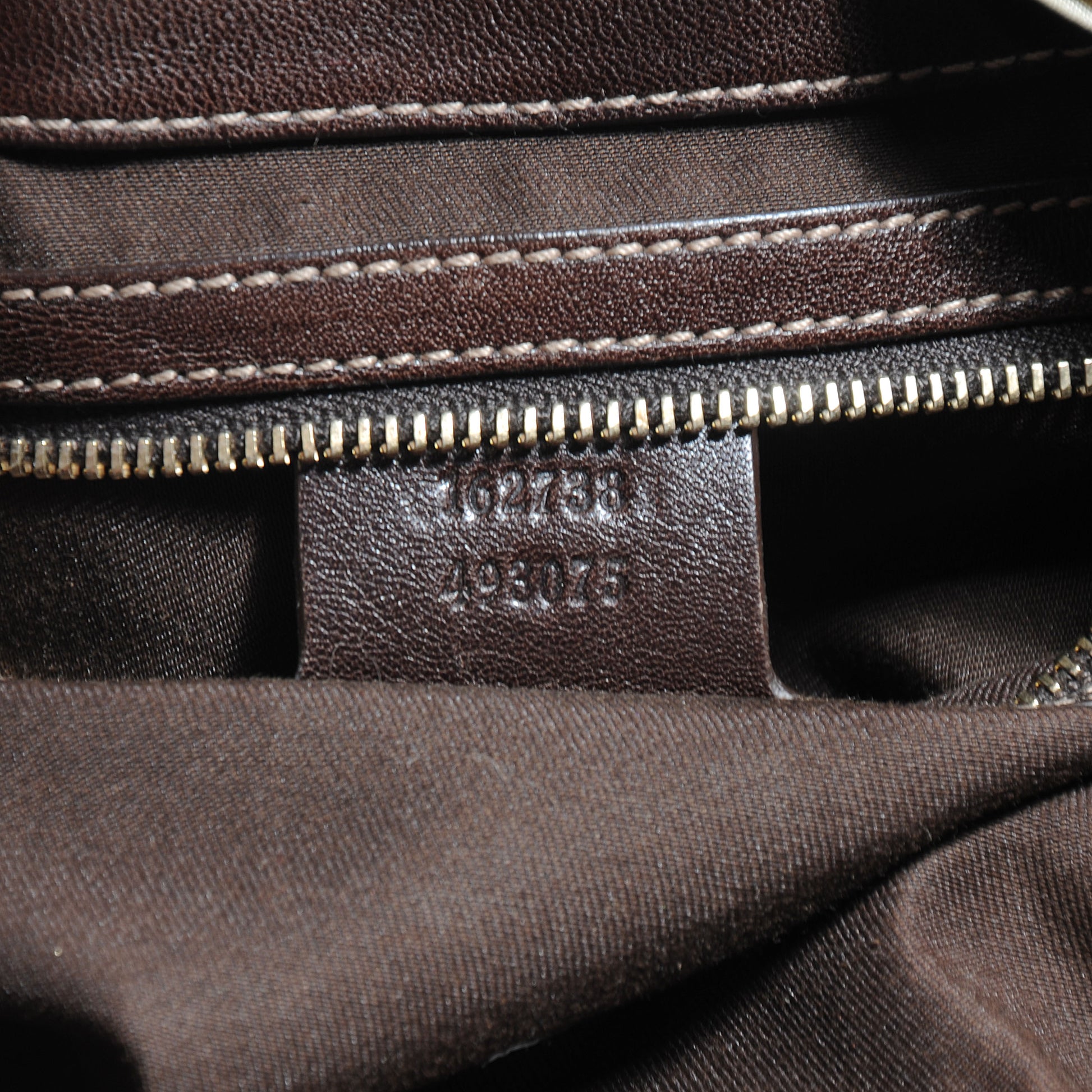 Gucci Monogram Positano Hobo Brown 7 of 7