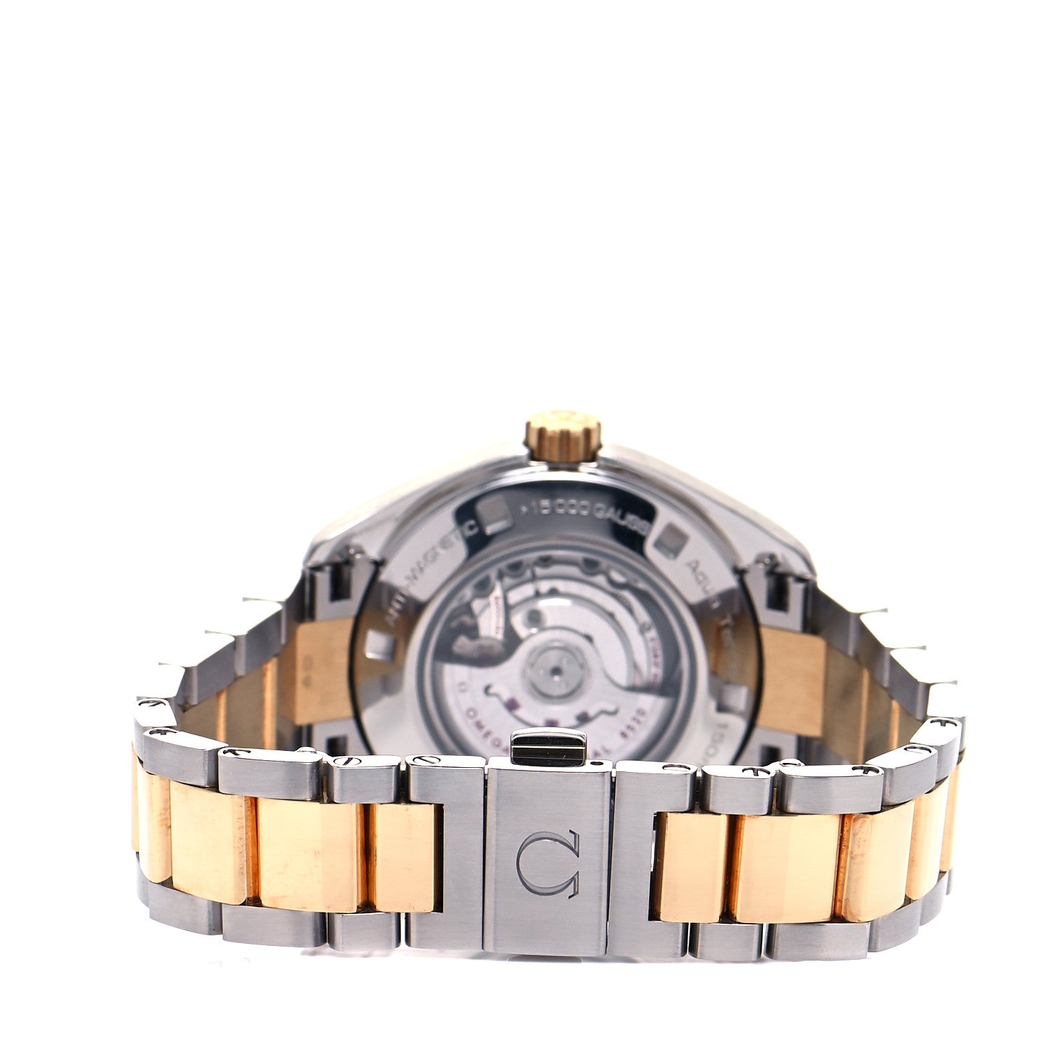 Omega Stainless Steel 18K Yellow Gold Diamond Mother of Pearl 34mm Seamaster Aqua Terra Automatic Watch 231.20.34.20.55.002 3 of 5