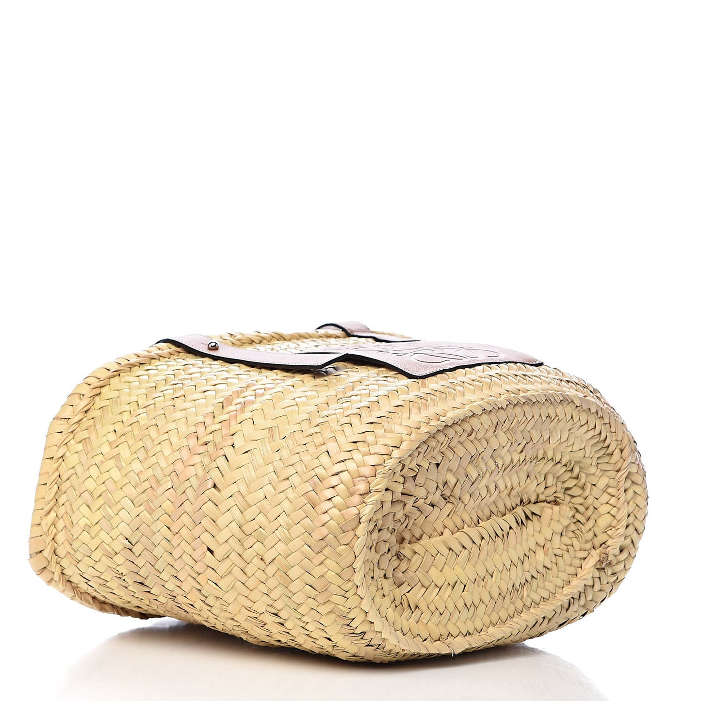 Raffia Basket Tote Bag Natural Tan