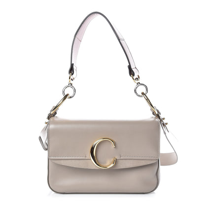 Chloe Calfskin Small C Double Carry Motty Grey 1 of 10