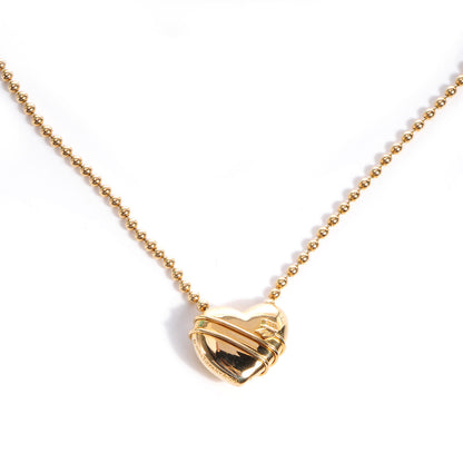 Tiffany 18K Yellow Gold Heart Arrow Necklace 1 of 5