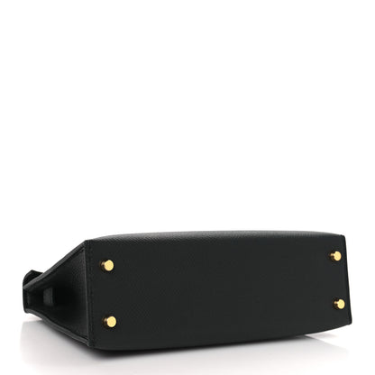 Hermes Epsom Mini Kelly Sellier 20 Black 4 of 11