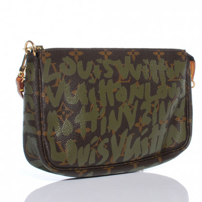 Louis Vuitton Monogram Graffiti Pochette Accessories Kaki 3 of 7