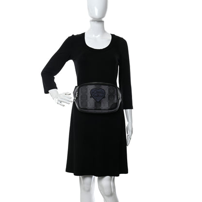 Louis Vuitton X NIGO Monogram Eclipse Stripes LV Heart Modular Sling Bag 2 of 11