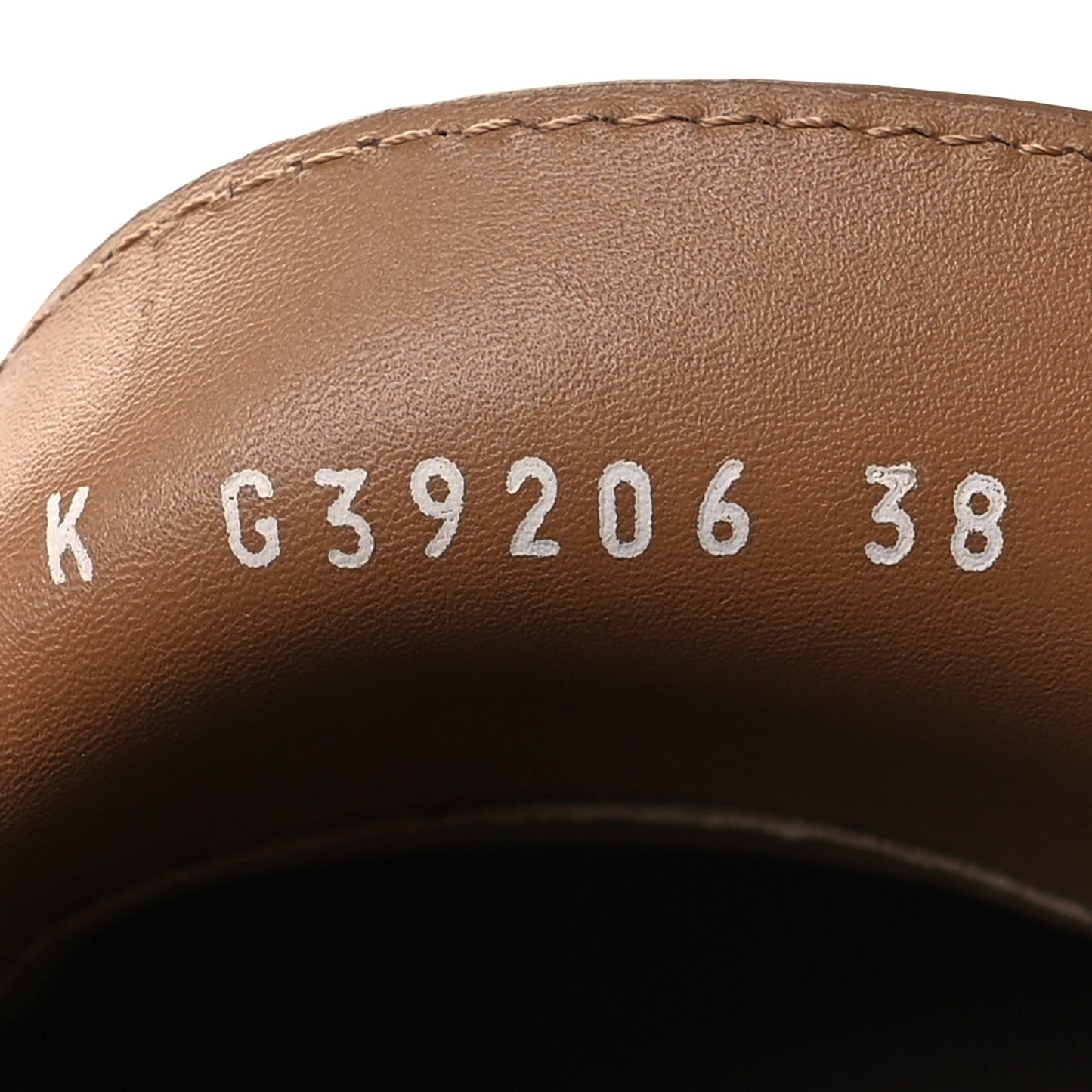 Calfskin CC Platform Loafers 38 Beige