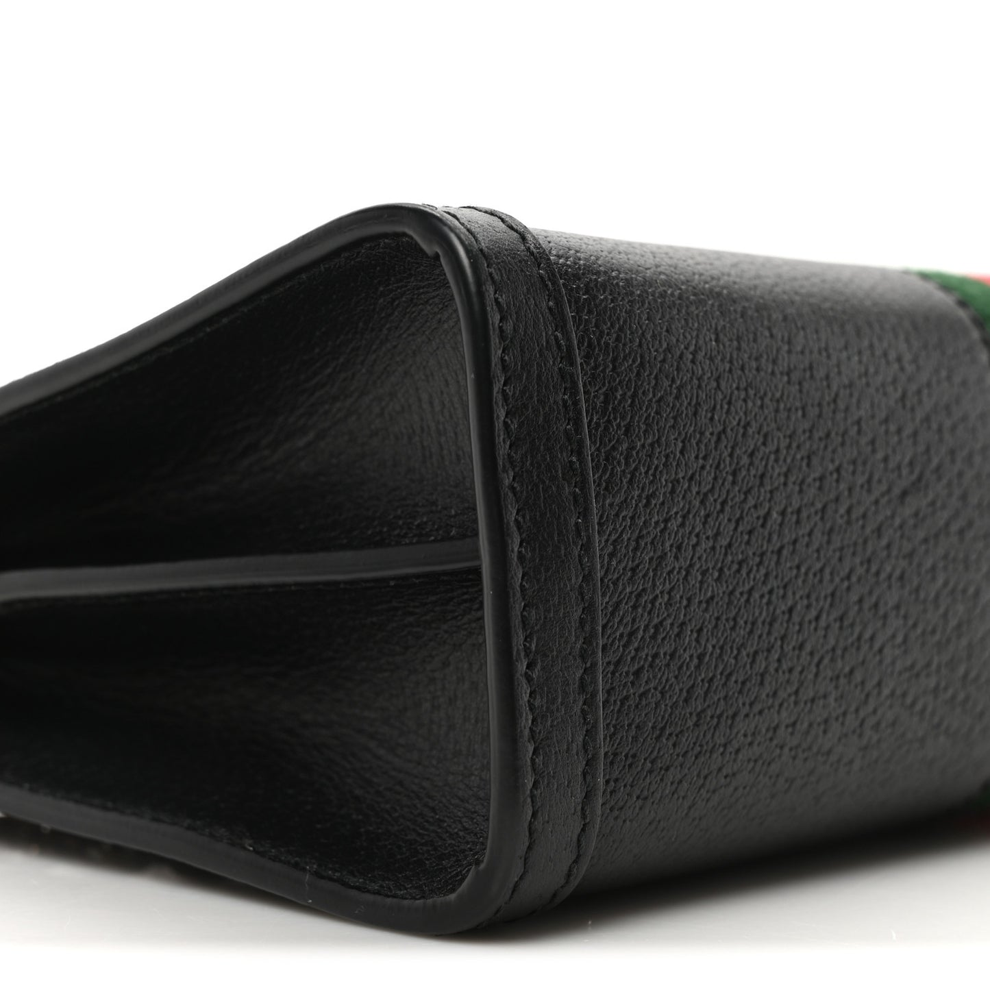 Calfskin GG Web Small Ophidia Chain Shoulder Bag Black