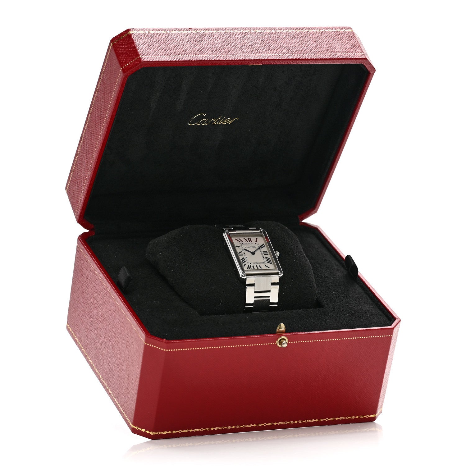 Cartier Stainless Steel 27mm Tank Solo Quartz Watch 5 of 5