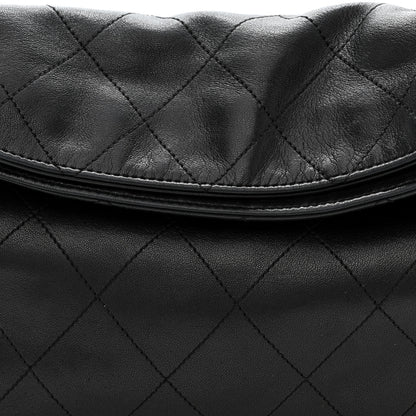 Chanel Lambskin Stitched Medium Ultimate Soft Tote Black 7 of 12