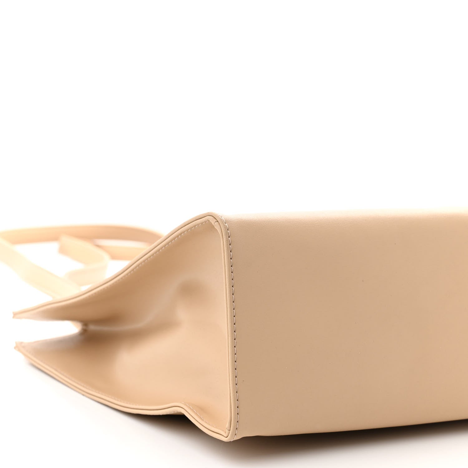 Telfar Vegan Leather Medium Shopping Bag Cream 9 of 11