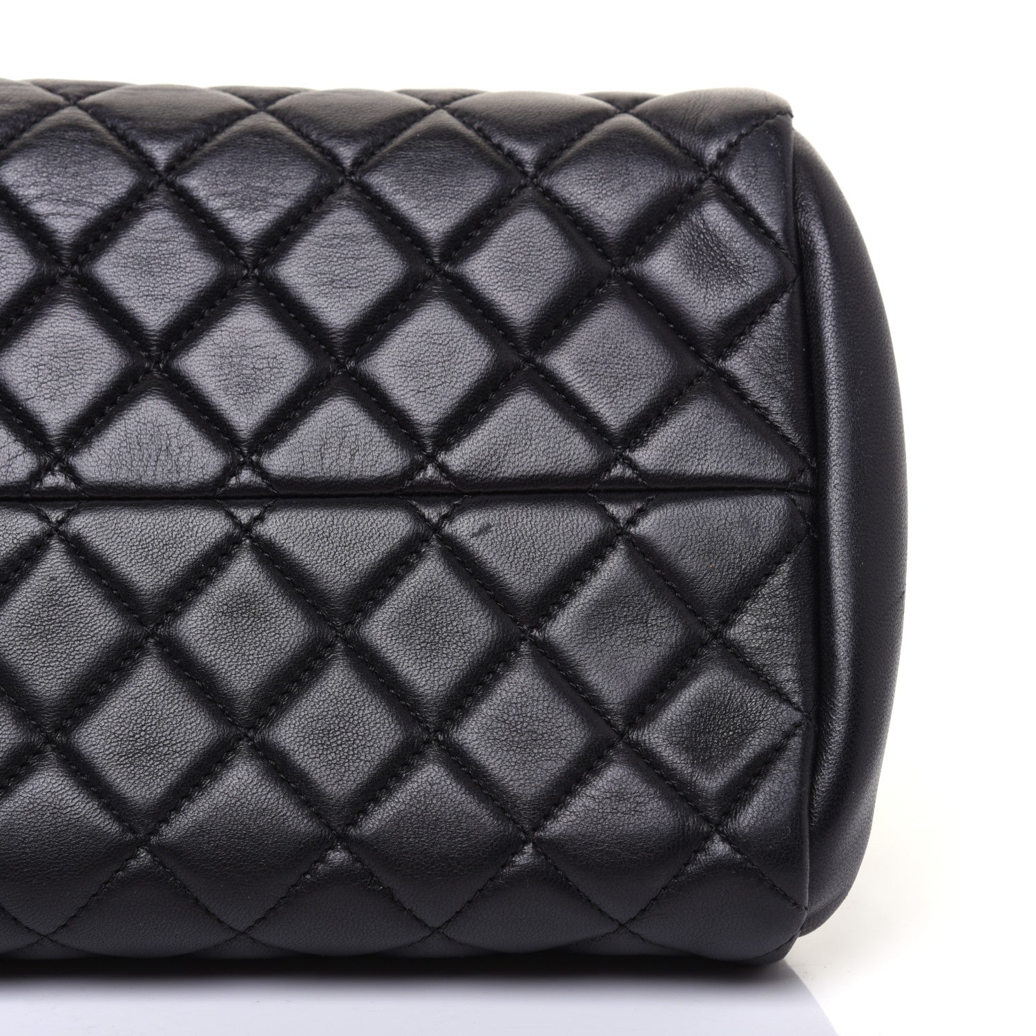 Chanel Lambskin Quilted Medium Just Mademoiselle Black 12 of 19