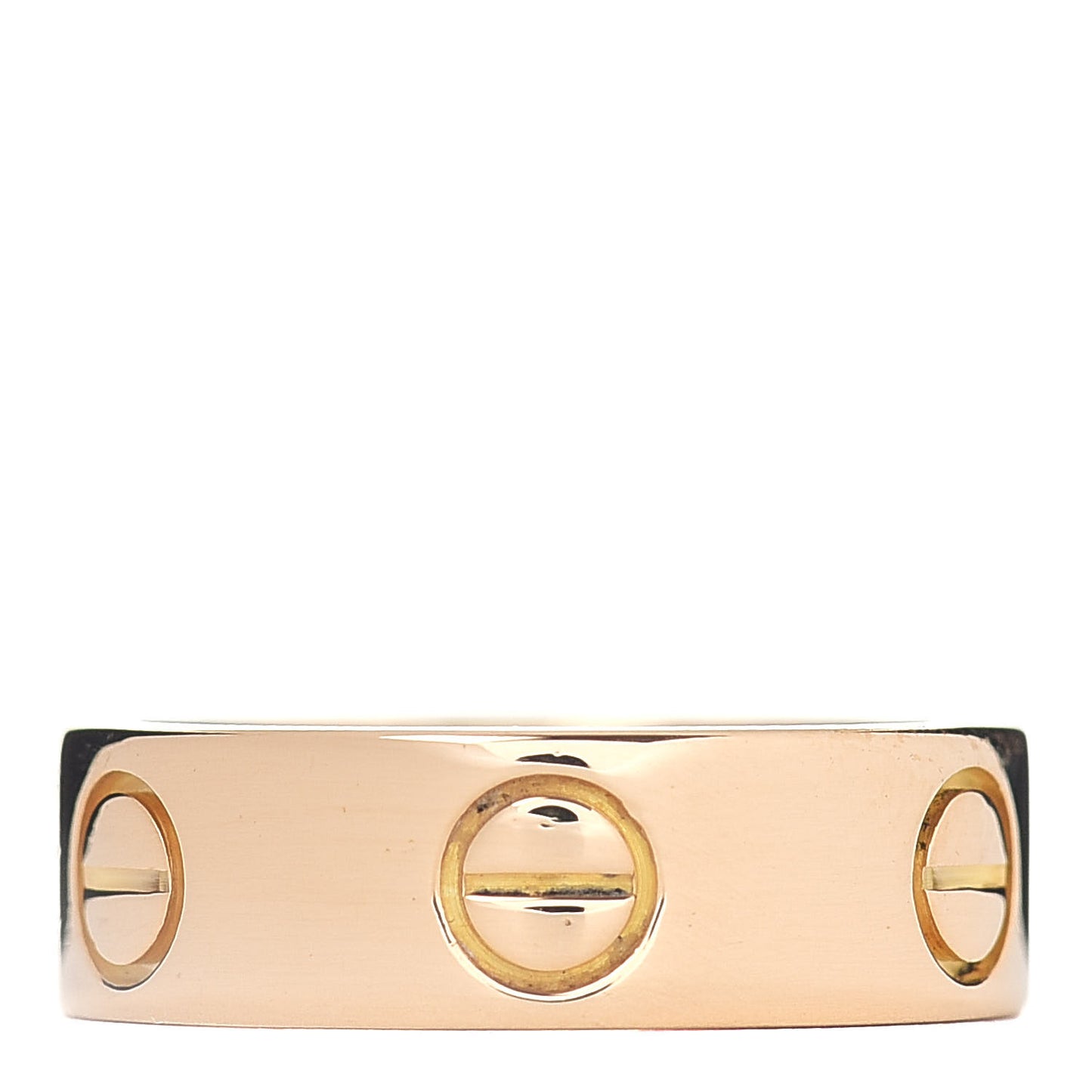 18K Yellow Gold 5.5mm LOVE Ring 48 4.5