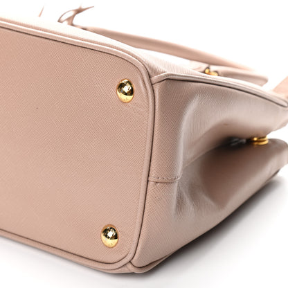 Prada Saffiano Small Galleria Double Zip Tote Cammeo 8 of 10