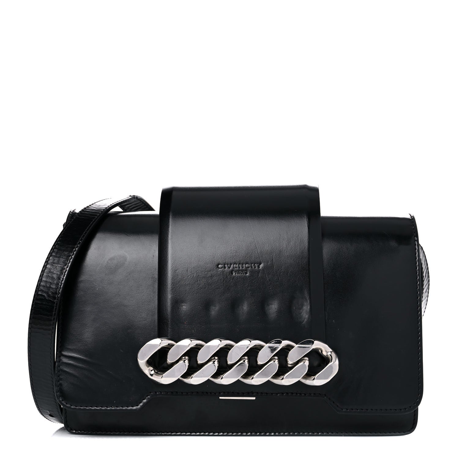 Givenchy Calfskin Infinity Flap Bag Black 1 of 22