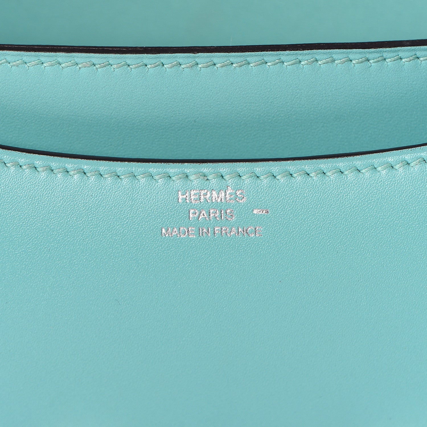 Hermes Tadelakt Lizard Constance 18 Bleu Atoll Ficelle 6 of 23