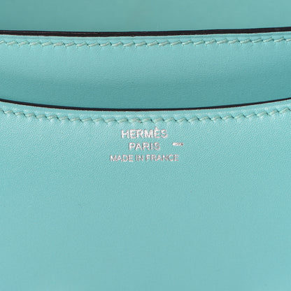 Hermes Tadelakt Lizard Constance 18 Bleu Atoll Ficelle 6 of 23