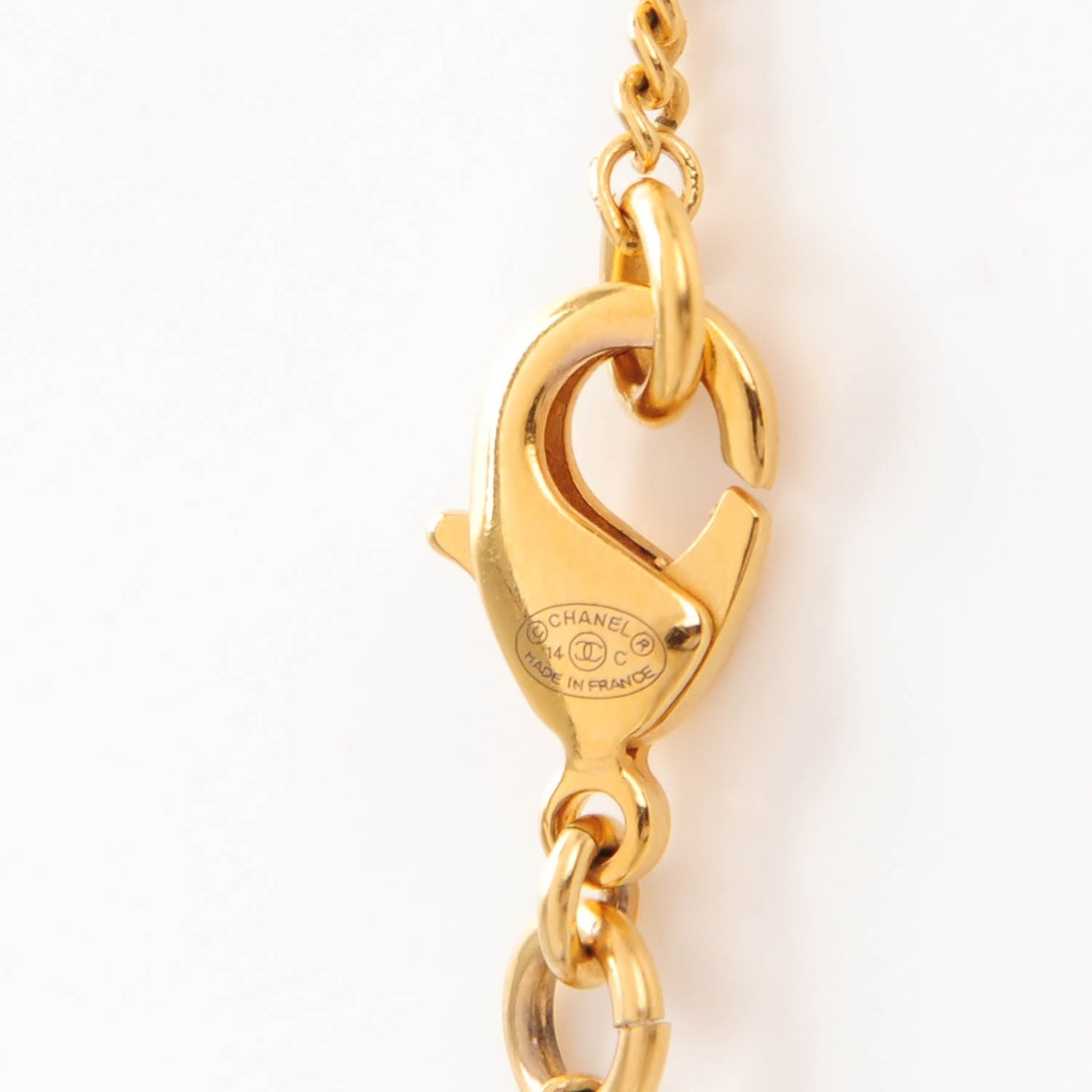 CC Pendant Necklace Gold