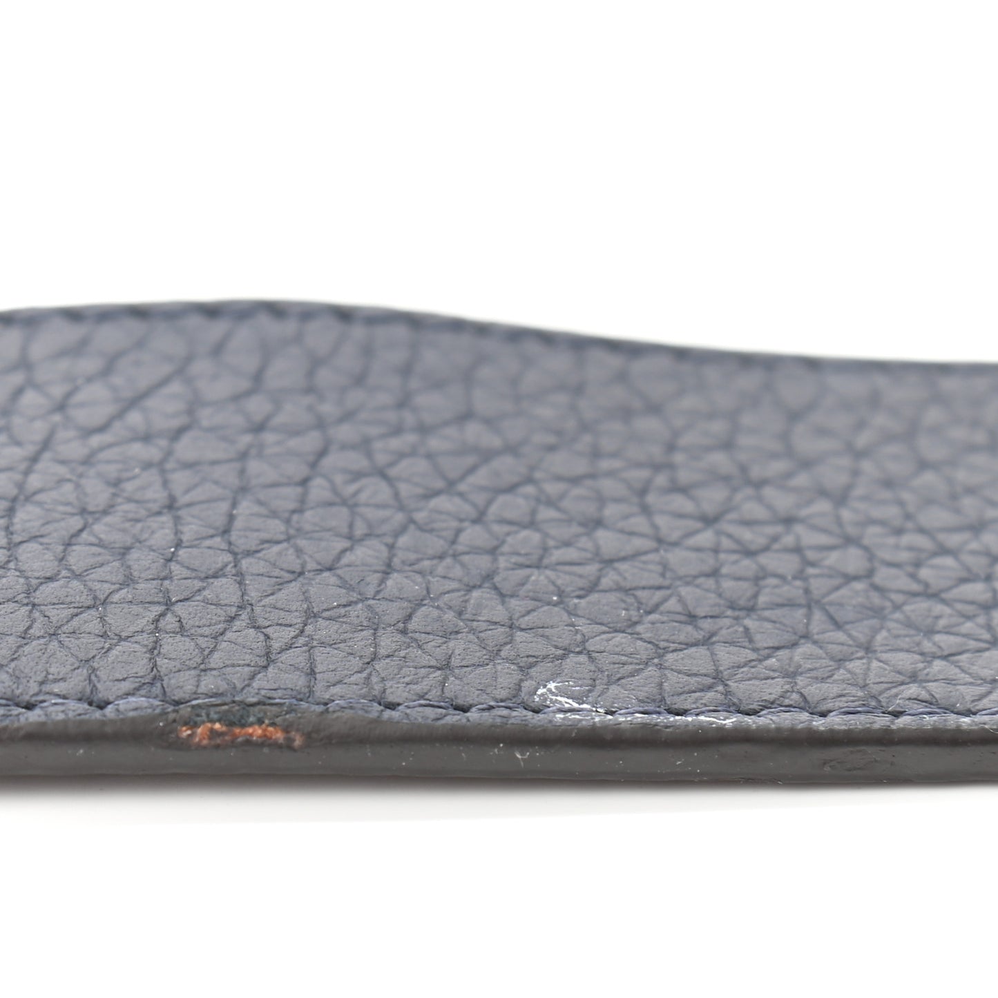 Taurillon Calfskin 40mm LV Tilt Reversible Belt 90 36 Navy Cognac