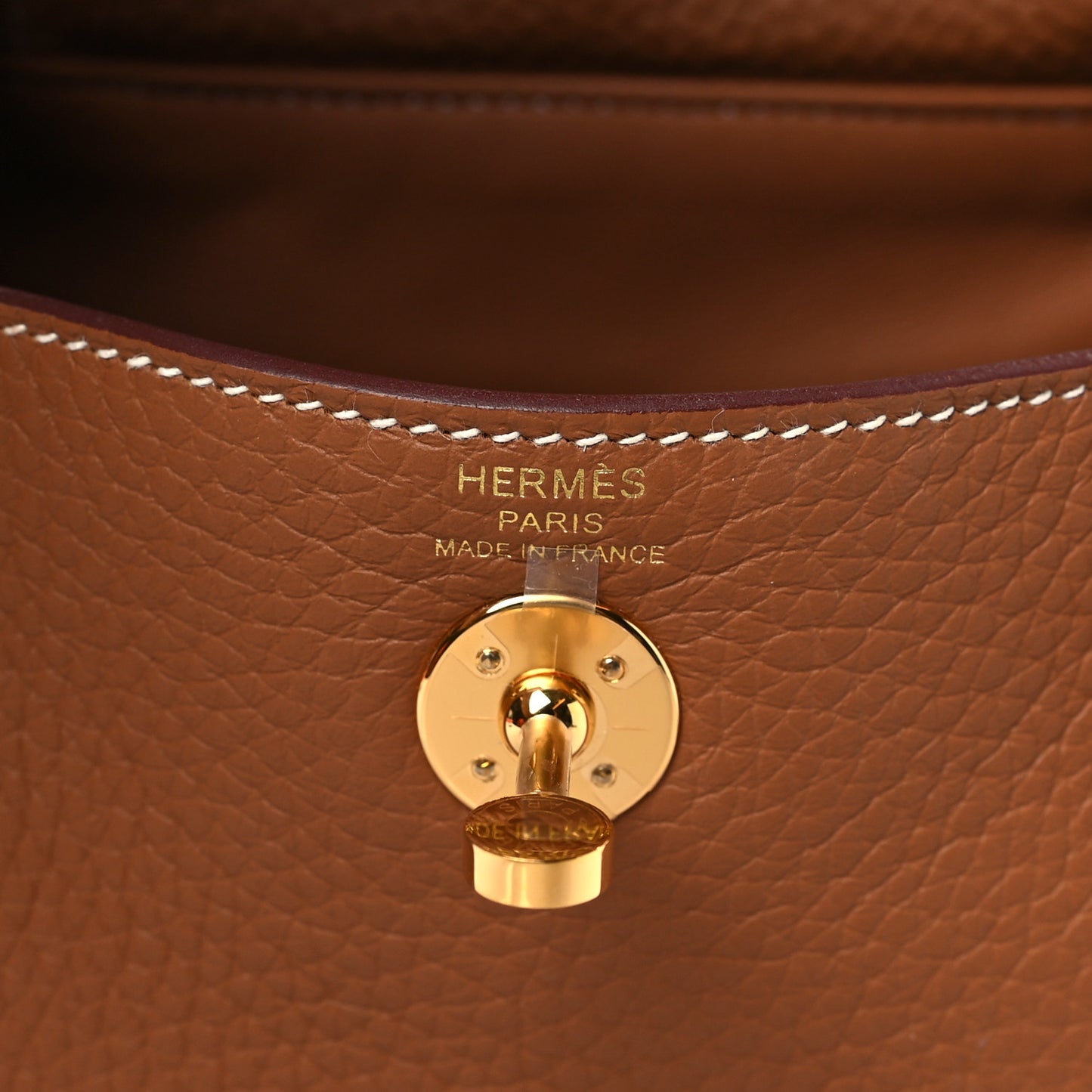 Taurillon Clemence Mini Lindy 20 Gold