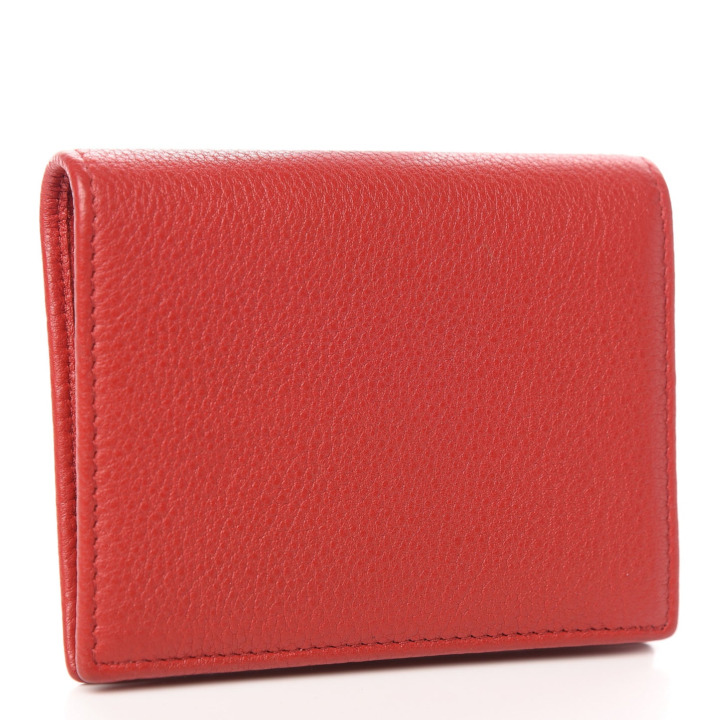 Vitello Grain Bi-Fold Wallet Fuoco