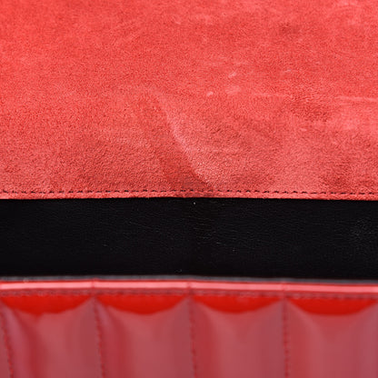 Saint Laurent Patent Calfskin Matelasse Monogram Medium Vicky Chain Bag Rouge Eros 6 of 11