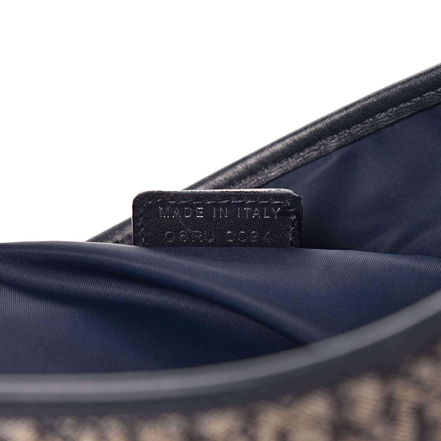 Christian Dior Monogram Tote Navy 8 of 16