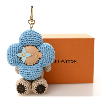 Louis Vuitton Crochet My Vivienne Bag Charm Blue 5 of 5