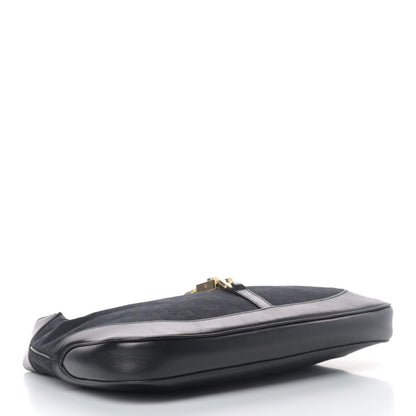 Gucci Monogram Jackie O Chain Hobo Navy 3 of 8