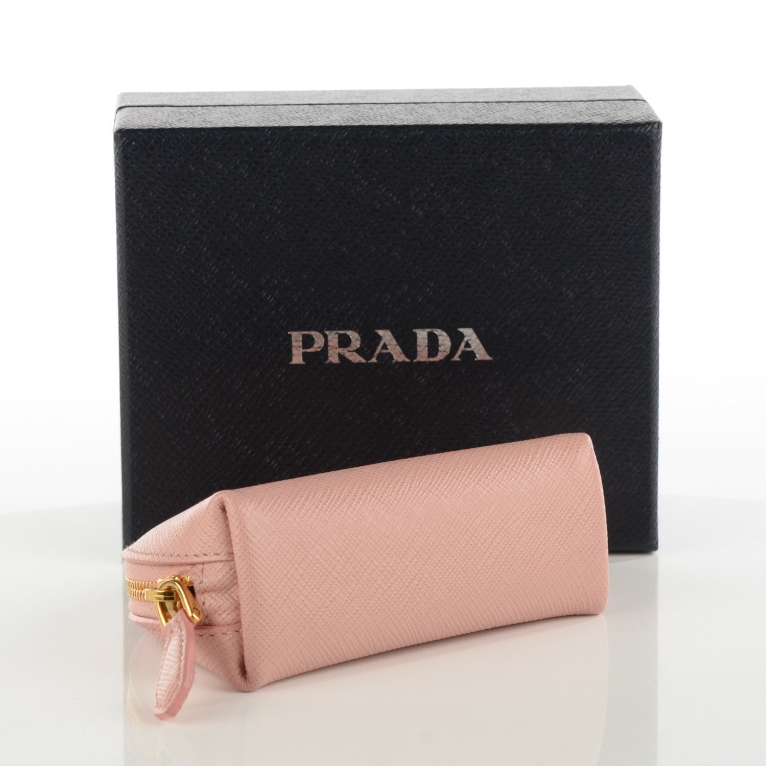 Prada Saffiano Metal Coin Purse Orchidea 4 of 7